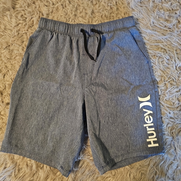 Under Armour Kids' Neon Green and Red Shorts - Picture 2 of 7